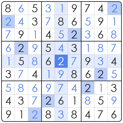sudoku number combinations